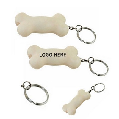 Bone-Shaped LED Keychain Light