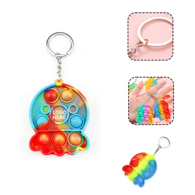 Tentacle Twist Pop Bubble Keyring