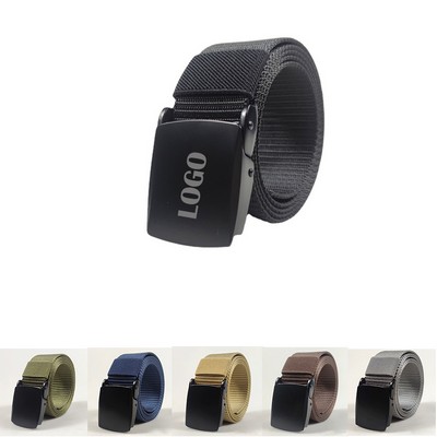 Metal Buckle Nylon Tactical Belt