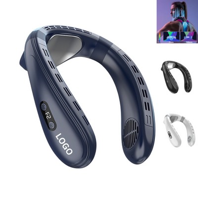 Bladeless Neck Air Conditioner with Semiconductor Cooling Plate