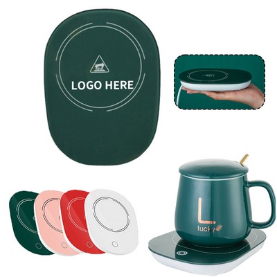 USB-Powered Beverage Heater with Auto Shut-Off