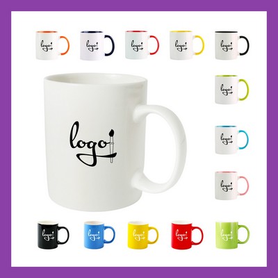 11oz White Coffee Mug