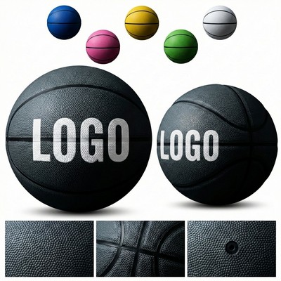 7-Inch Mini Rubber Basketball for Toddlers - Deflated Kids Toy Ball