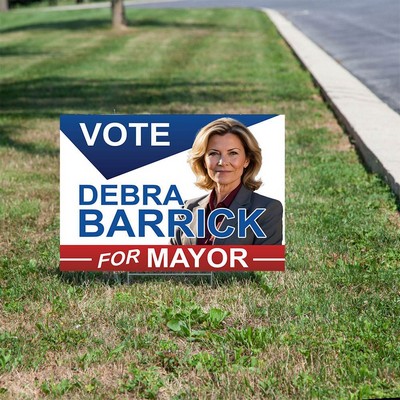 Full Color Corrugated Plastic Sign (24" x 24")