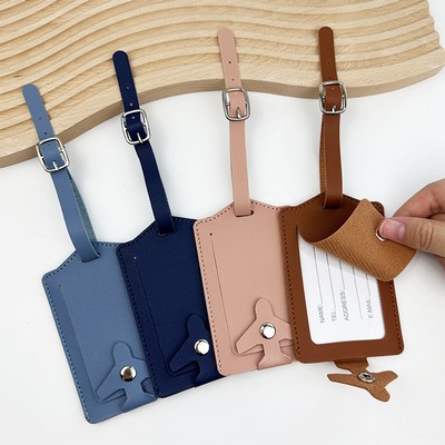 PU Privacy Protection Luggage Tag Baggage ID Label
