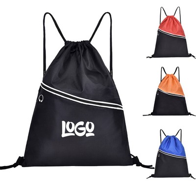 Drawstring Pocket Training Backpack