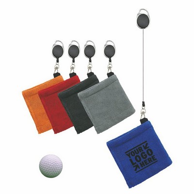 Microfiber Waffle Weave Golf Towel