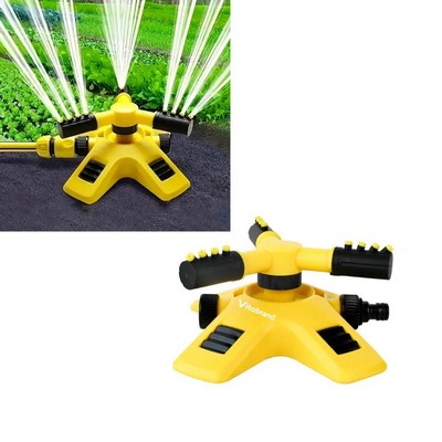 Trigeminal Automatic Rotating Garden Sprinkler