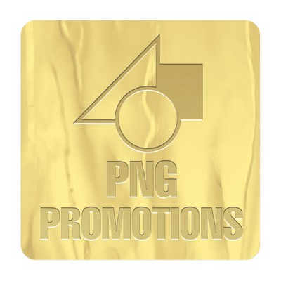 Embossed Foil Seal | Square | 2" x 2"