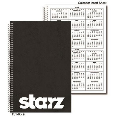 Calendar Leatherette Notebook (6"x 9")