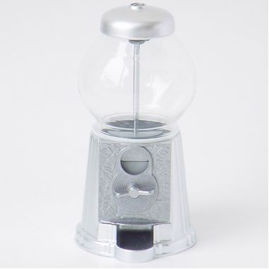 9" Gum ball Machine W/ Chrome Accent