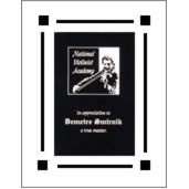 Clear Acrylic Frame Plaque w/ Solid Black Center - 8"x10"