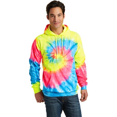 Port & Co™ Tie-Dye Pullover Hooded Sweatshirt.