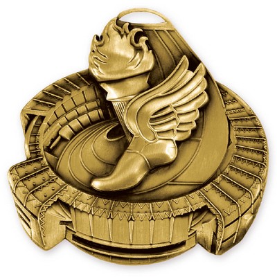 Antique Track Stadium Medallion (2-1/2")