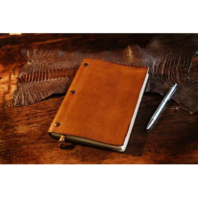 3 Screw Vachetta Journal - Terra - Borlino