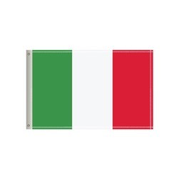 60"W x 36"H National Flag, Italy, Double-Sided