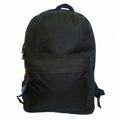 18 Basic Backpacks - Black (Case of 36)