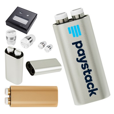 Wireless Earbuds and Power Bank Combo
