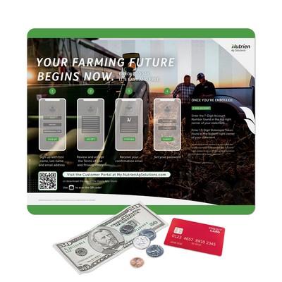 Vynex® Barely There™ Ultra Thin Counter Mat-9"x11"x.020"