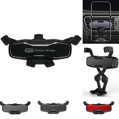 Universal Easy Clamping Car Phone Mount Gravity Phone Holder for Air Vent