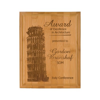9" x 12" Bamboo Plaque