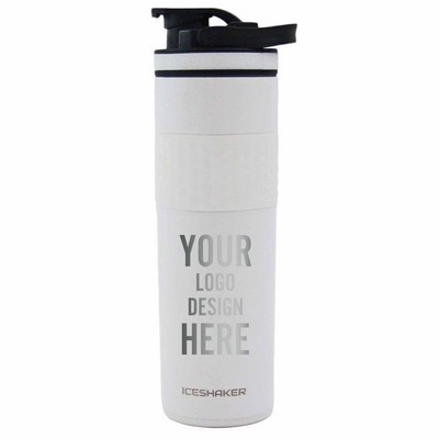 Personalized Ice Shaker 20 Oz Skinny Shaker Bottle