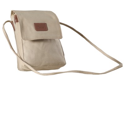 Evergreen Canvas Cross Body Sling Bag (6"x8"x2.5")