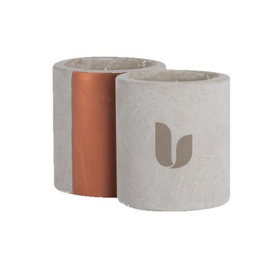 Aura 3 oz. Concrete Candle