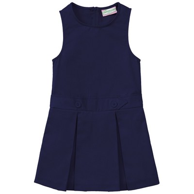 Classroom Uniforms - Girls' Plus Kick Pleat Jumper