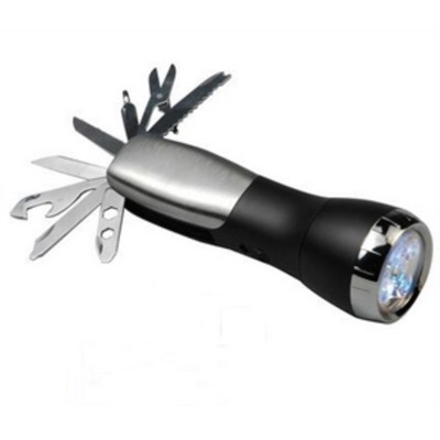 Multifunction Metal LED Camping Torch light