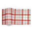 Season's Greetings Perfectly Plaid Stock Design Tissue Paper (B)