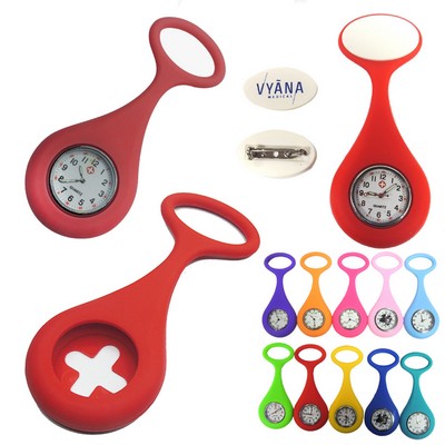 Silicone Nurse Watch (3.375"x 1.5625")