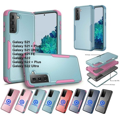 Shockproof Case compatible with Galaxy S22 + Screen Protector