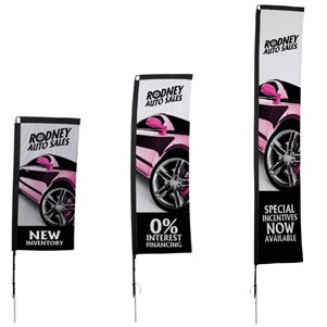 Rectangle Flags with Hardware- 7', 10', 14.5'