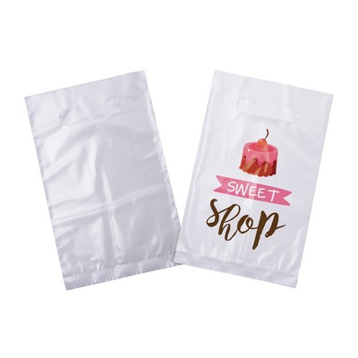 Full-Color White w/Clear Back Plastic Bag 6" x 9"