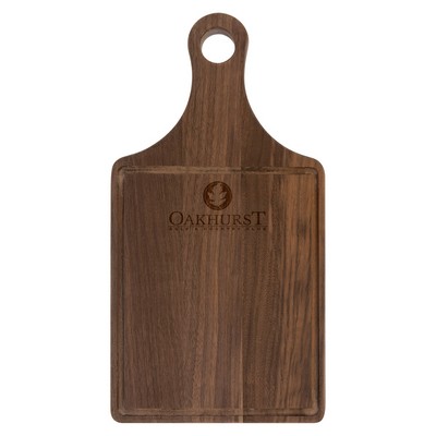 13½" x 7" Maple Paddle-Shaped Cutting Board with Juice Groove