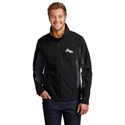 Port Authority Core Colorblock Soft Shell Embroidered Jacket