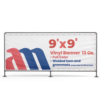 Banner 9'x9' Vinyl 13 Oz. Full Color