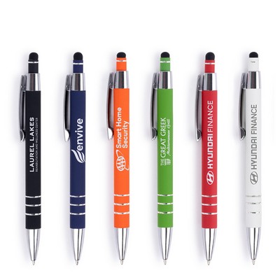 Karina Stylus Satin Soft Touch Click Metal Pen