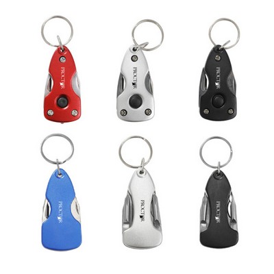 6" 1 MINI MULTI-TOOL with LED LIGHT