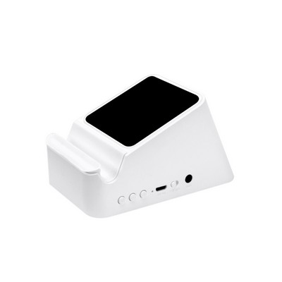 Bluetooth Speaker with Wireless Charger