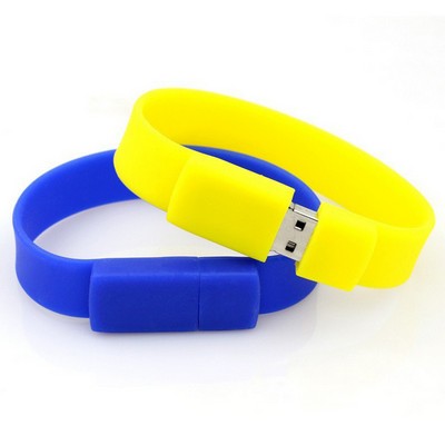 Silicone Wristband USB Flash Drive Bracelet 16 GB
