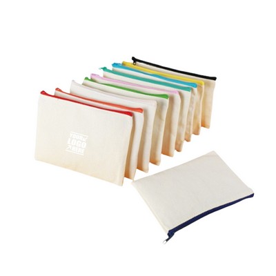 12 oz Cotton Cosmetic Bag