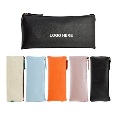Multi-Functional Pu Leather Pencil Bag