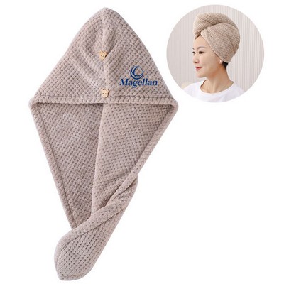 Waffle Hair Towel Wrap/Hair Drying Towel