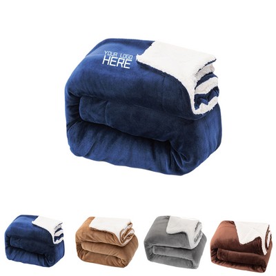 Thickened Double layer Flannel Blanket