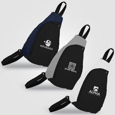 SportStyle RPET Nylon Sling Bag - Silkscreen