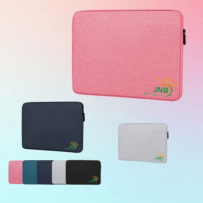 14'' Canvas Fabric Business Briefcase Laptop Sleeve Bag