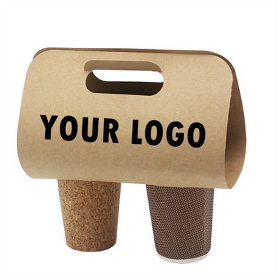 Disposable 2 Cups Drink Carrier