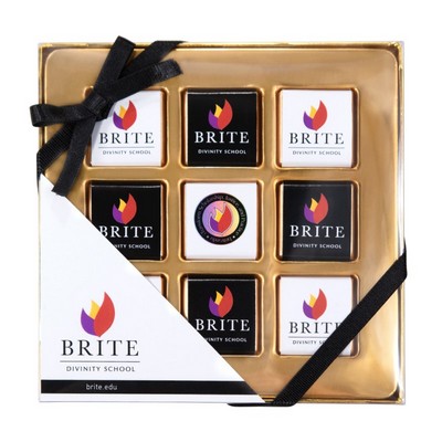 9-Piece Belgian Bliss Translucent Chocolate Box